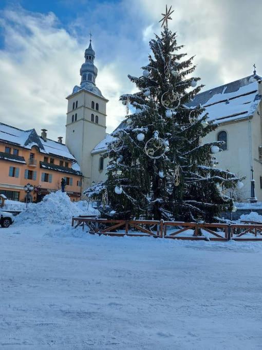 Appartement Logement A Megeve Avec Jardin Extérieur photo