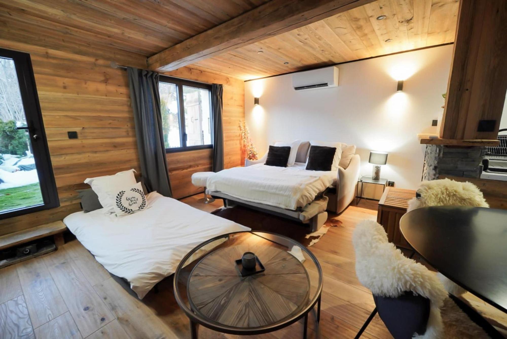 Appartement Logement A Megeve Avec Jardin Extérieur photo