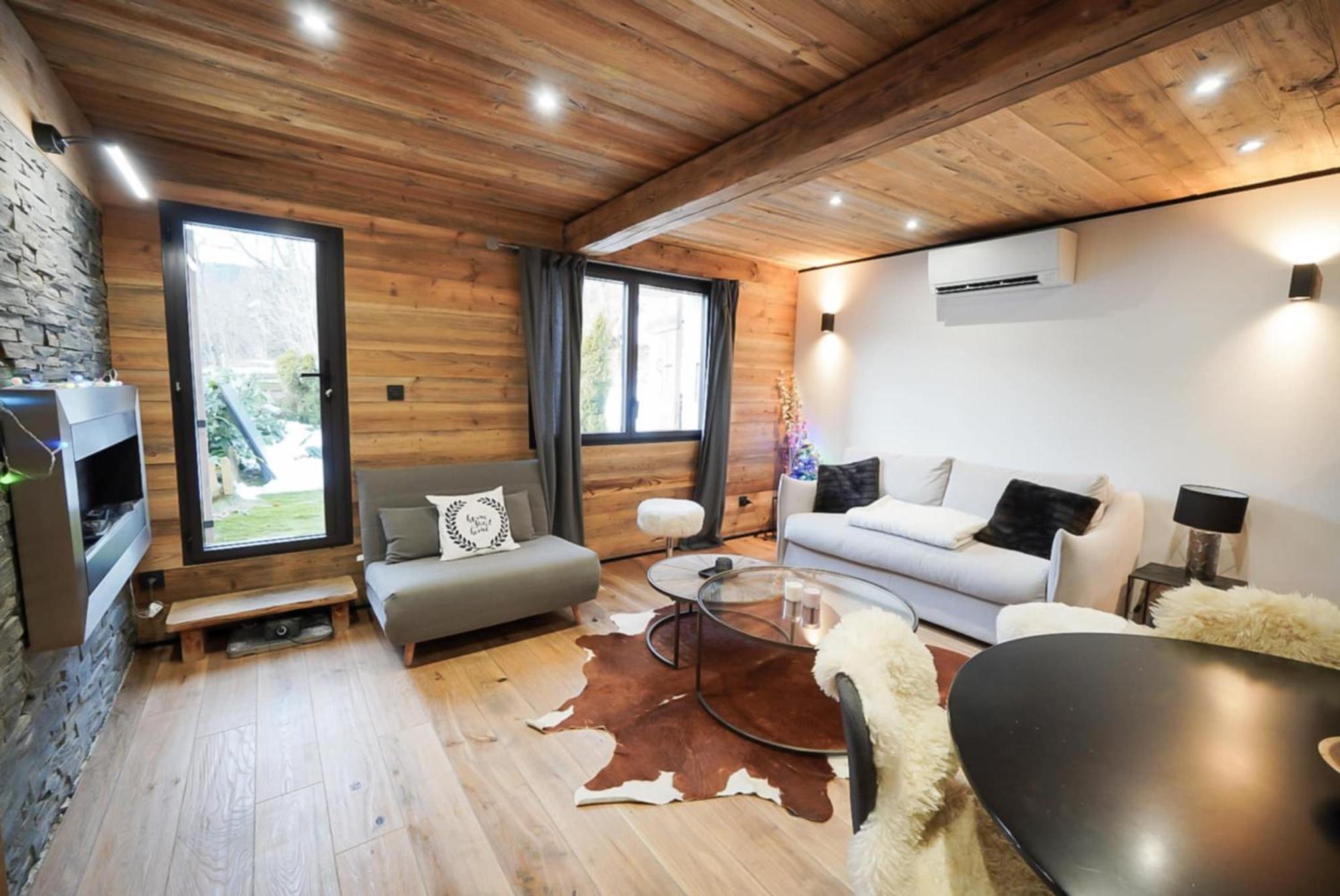 Appartement Logement A Megeve Avec Jardin Extérieur photo