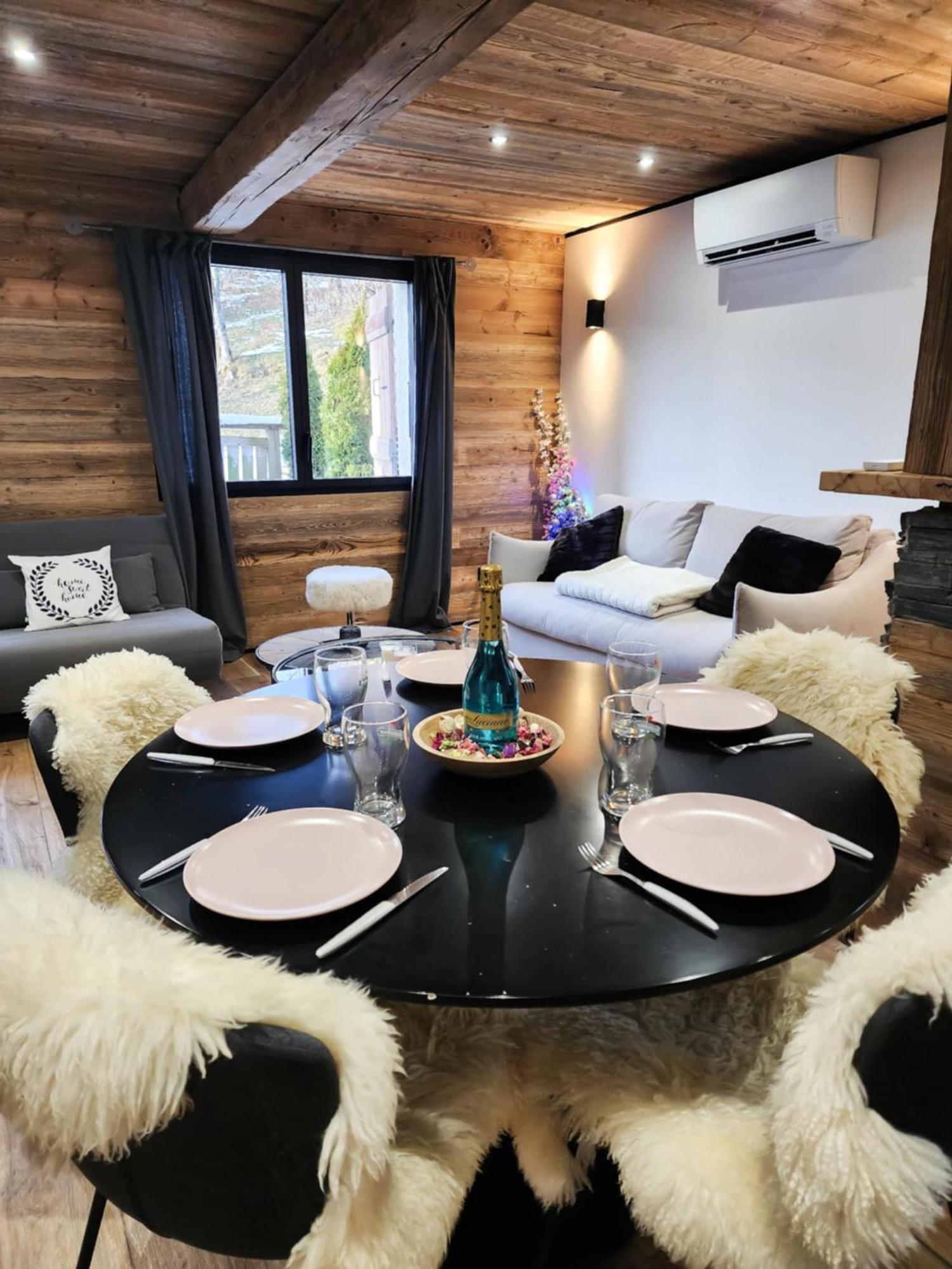 Appartement Logement A Megeve Avec Jardin Extérieur photo